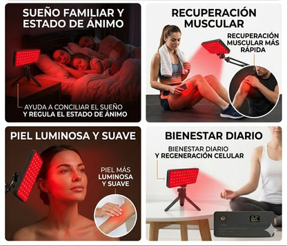 Panel de Luz roja e infrarroja terapeútica