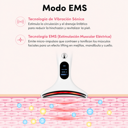 GlowLift™ | Masajeador Facial LED EMS