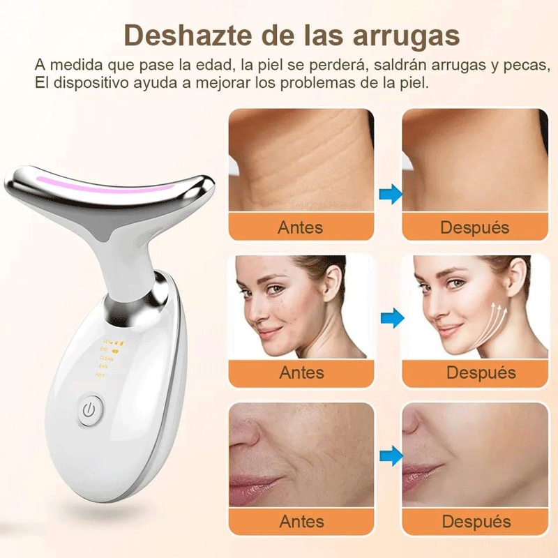 GlowLift™ | Masajeador Facial LED EMS